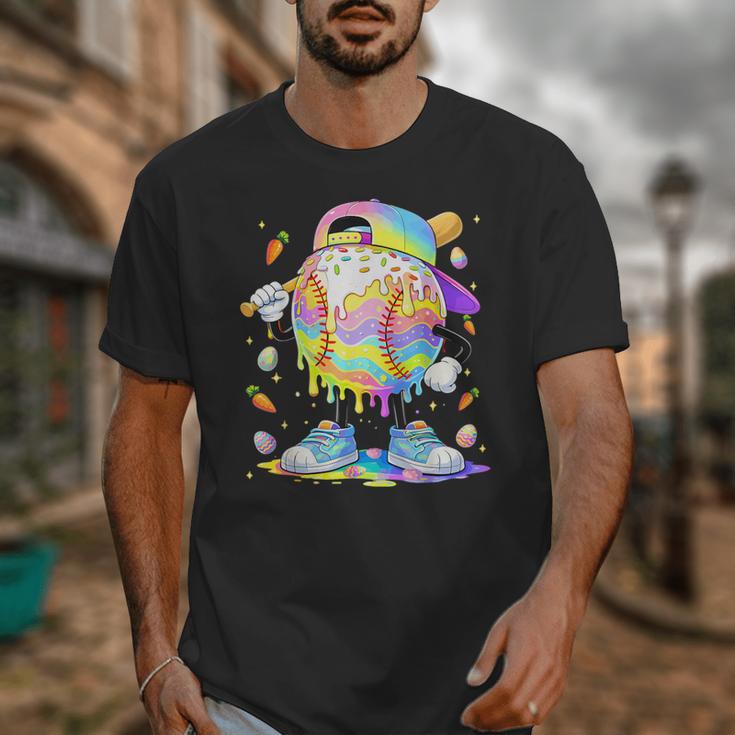 Cute Easter Baseball Ice Cream Boys Girls Kids Unisex T-Shirt