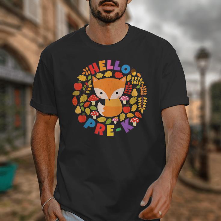 Cute Fox Back To School Woodland Animal Pre-K Unisex T-Shirt Cute Fox Back To School Woodland Animal Pre-K Unisex T-Shirt