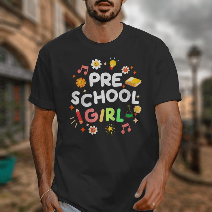 Cute Preschool Girl First Day Of School Back To School Unisex T-Shirt Cute Preschool Girl First Day Of School Back To School Unisex T-Shirt