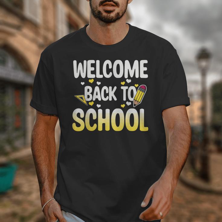 Cute Welcome Back To School 1st Day Back To School First Day Unisex T-Shirt Cute Welcome Back To School 1st Day Back To School First Day Unisex T-Shirt