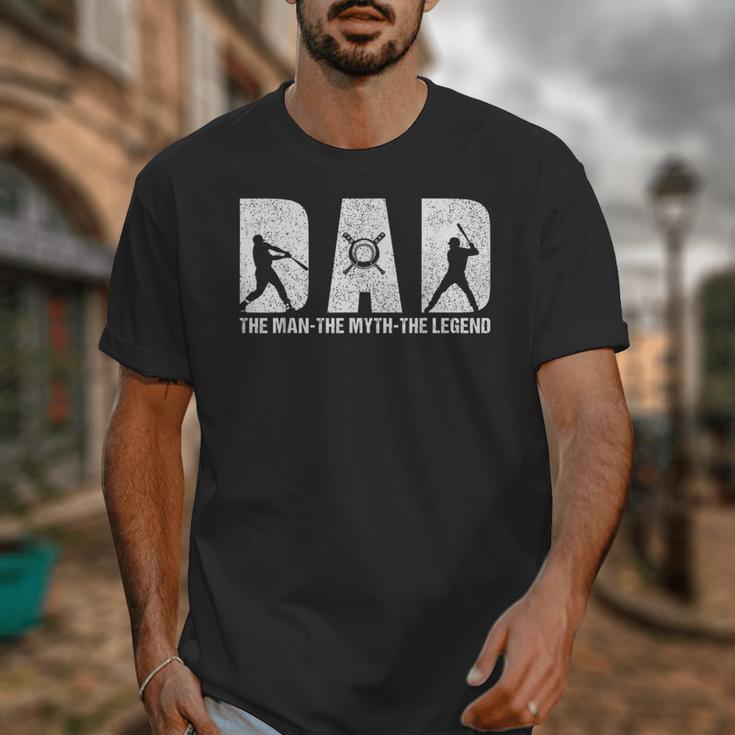 Dad Baseball The Man The Myth The Legend Daddy Father's Day Unisex T-Shirt Dad Baseball The Man The Myth The Legend Daddy Father's Day Unisex T-Shirt