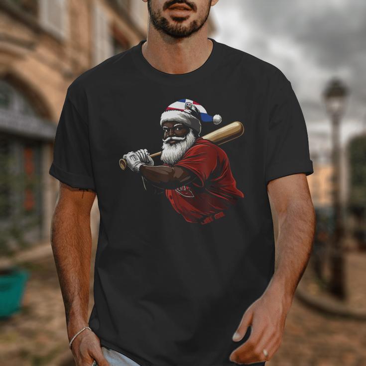 Dominican Republic Santa Christmas Baseball Beisbol Unisex T-Shirt Dominican Republic Santa Christmas Baseball Beisbol Unisex T-Shirt