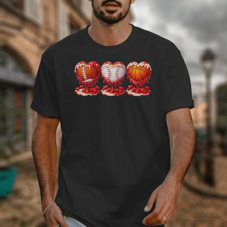 Drip Valentines Day Basketball Baseball Football Boy Men Kid Unisex T-Shirt Drip Valentines Day Basketball Baseball Football Boy Men Kid Unisex T-Shirt