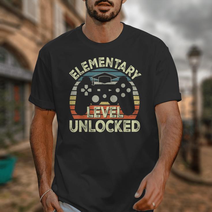 Elementary Level Unlocked Video Game Back To School Boys Unisex T-Shirt Elementary Level Unlocked Video Game Back To School Boys Unisex T-Shirt