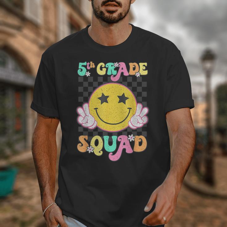 Fifth Grade Squad Smile Retro Back To School 5th Grade Unisex T-Shirt Fifth Grade Squad Smile Retro Back To School 5th Grade Unisex T-Shirt