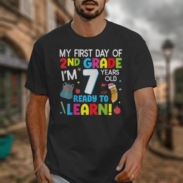 My First Day Of 2nd Grade Back To School 2nd Grade Girls Boy Unisex T-Shirt My First Day Of 2nd Grade Back To School 2nd Grade Girls Boy Unisex T-Shirt