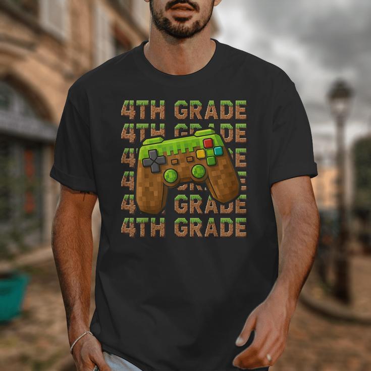 First Day Of 4th Grade Level Begins Back To School Girl Boy Unisex T-Shirt First Day Of 4th Grade Level Begins Back To School Girl Boy Unisex T-Shirt