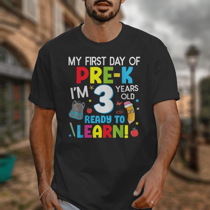 My First Day Of Pre-k Back To School Preschool Girls Boys Unisex T-Shirt My First Day Of Pre-k Back To School Preschool Girls Boys Unisex T-Shirt