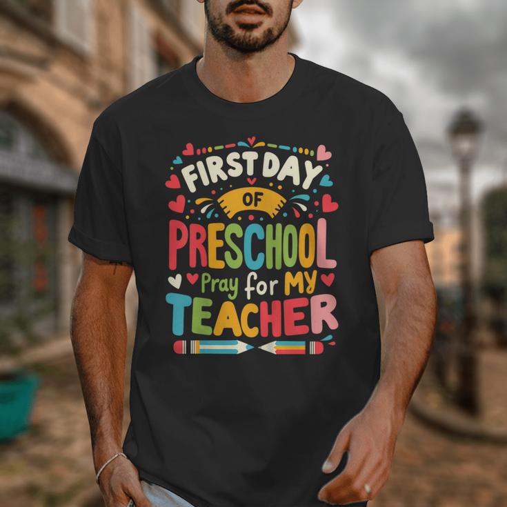 First Day Of Preschool Pre K Student Toddler Back To School Unisex T-Shirt First Day Of Preschool Pre K Student Toddler Back To School Unisex T-Shirt