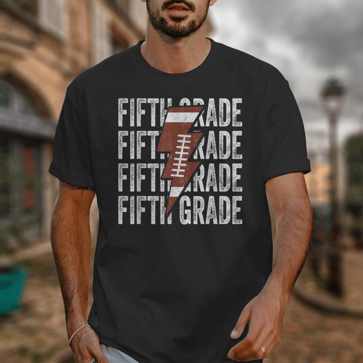 Football Fifth Grade First Day Of 5th Grade Back To School Unisex T-Shirt