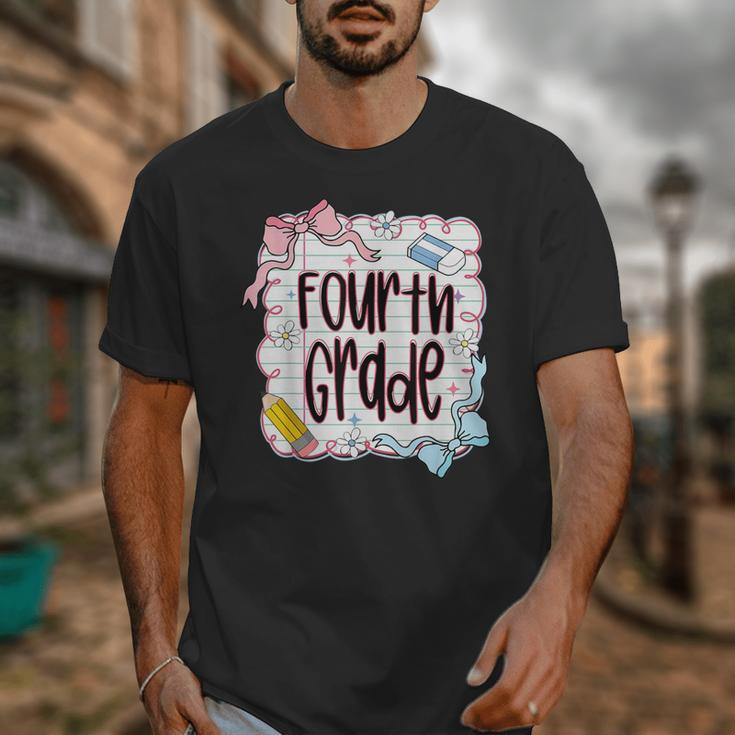 Fourth Grade Back To School For Girls Pink Notebook Unisex T-Shirt Fourth Grade Back To School For Girls Pink Notebook Unisex T-Shirt