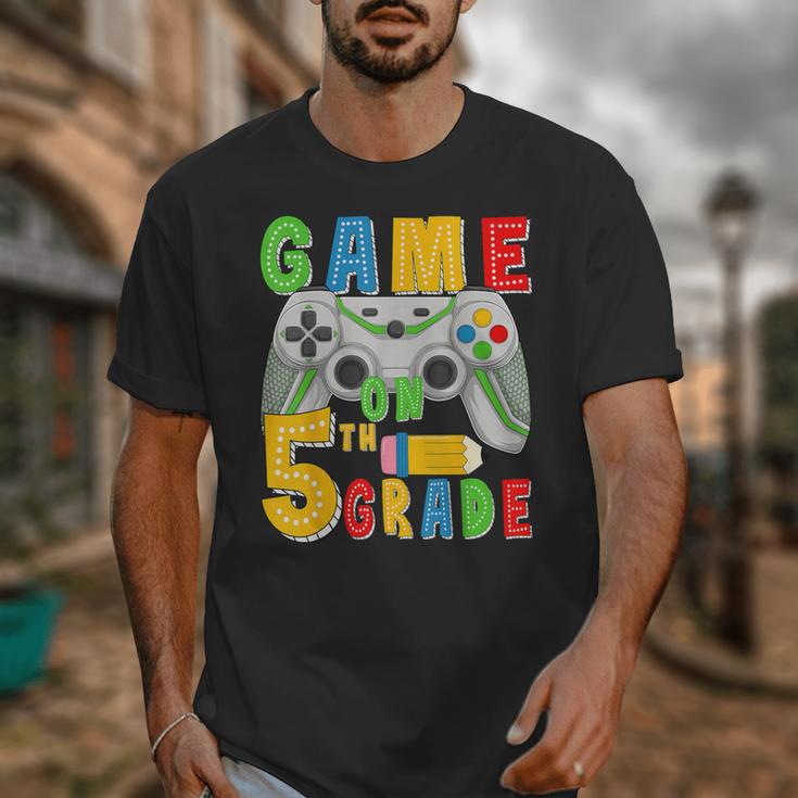 Game On Fifth Grade Back To School Gamer 5th Grade Boys Kids Unisex T-Shirt Game On Fifth Grade Back To School Gamer 5th Grade Boys Kids Unisex T-Shirt