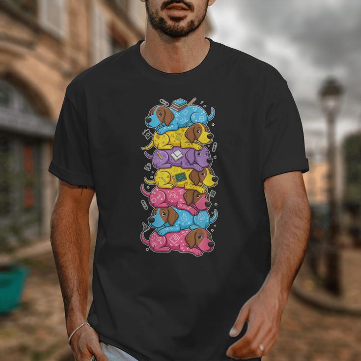 German Shorthaired Pointer Rainbow Back To School Boys Girls Unisex T-Shirt