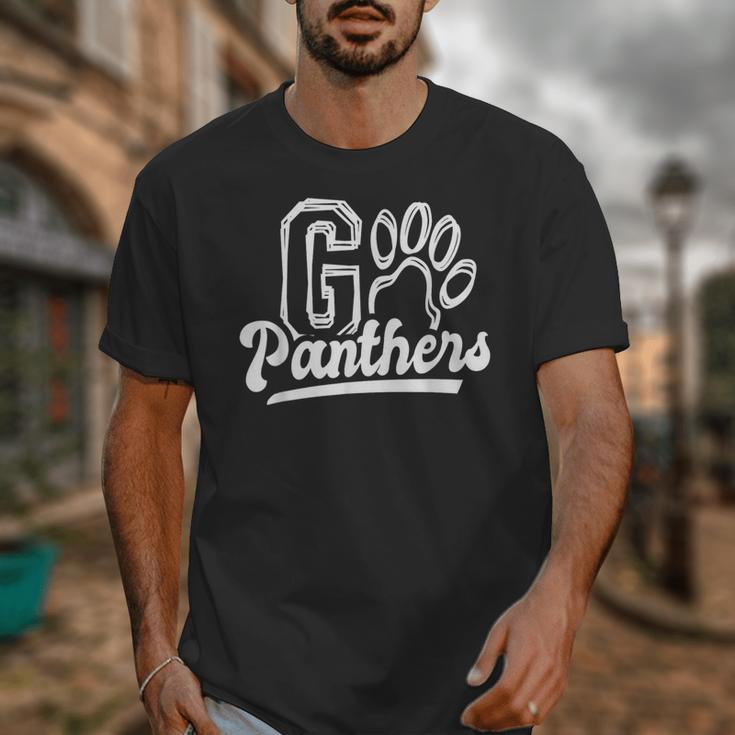 Go Cheer Panthers School Spirit Team Panther Back To School Unisex T-Shirt Go Cheer Panthers School Spirit Team Panther Back To School Unisex T-Shirt