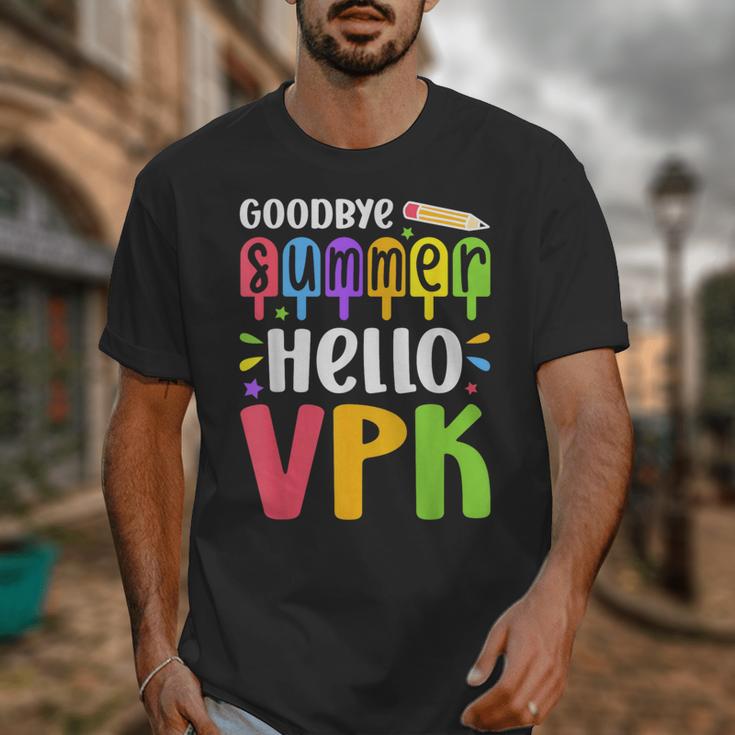Goodbye Summer Hello VPK First Day Of VPK Back To School Unisex T-Shirt Goodbye Summer Hello VPK First Day Of VPK Back To School Unisex T-Shirt