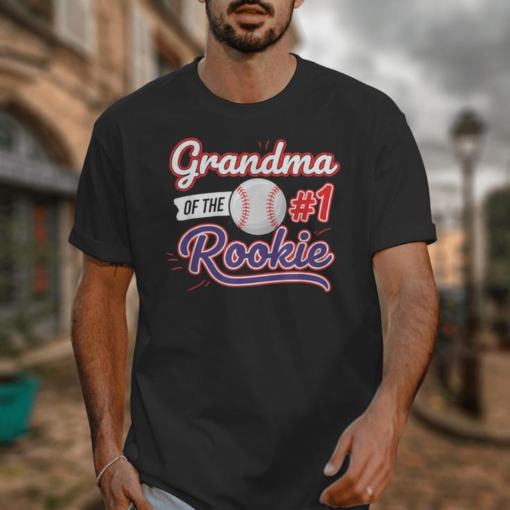 Grandparent Grandma Of The 1 Rookie Baseball Unisex T-Shirt