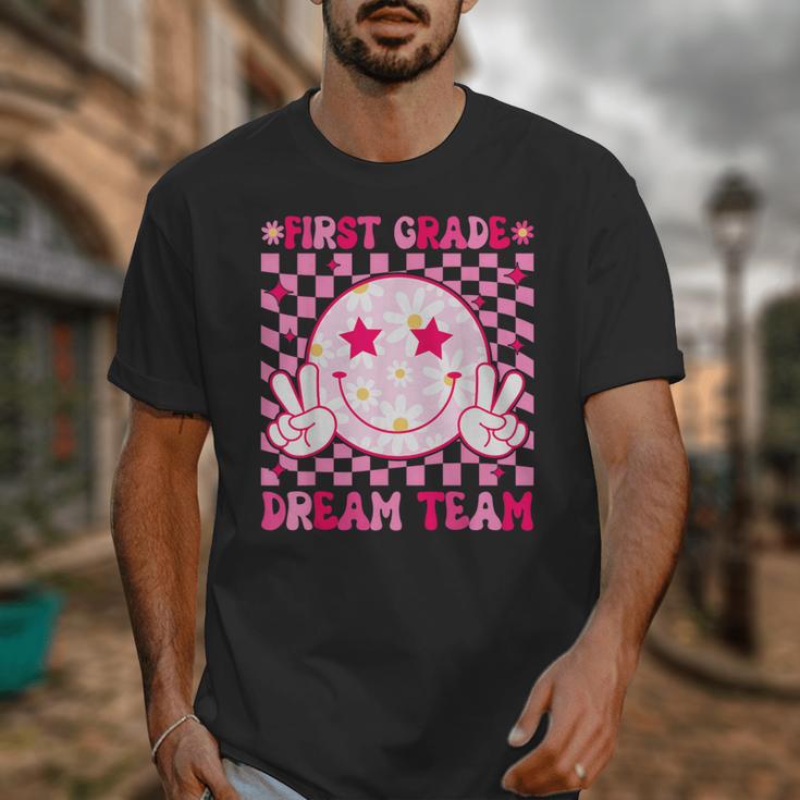 Groovy First Grade Dream Team Back To School 1st Grade Squad Unisex T-Shirt Groovy First Grade Dream Team Back To School 1st Grade Squad Unisex T-Shirt