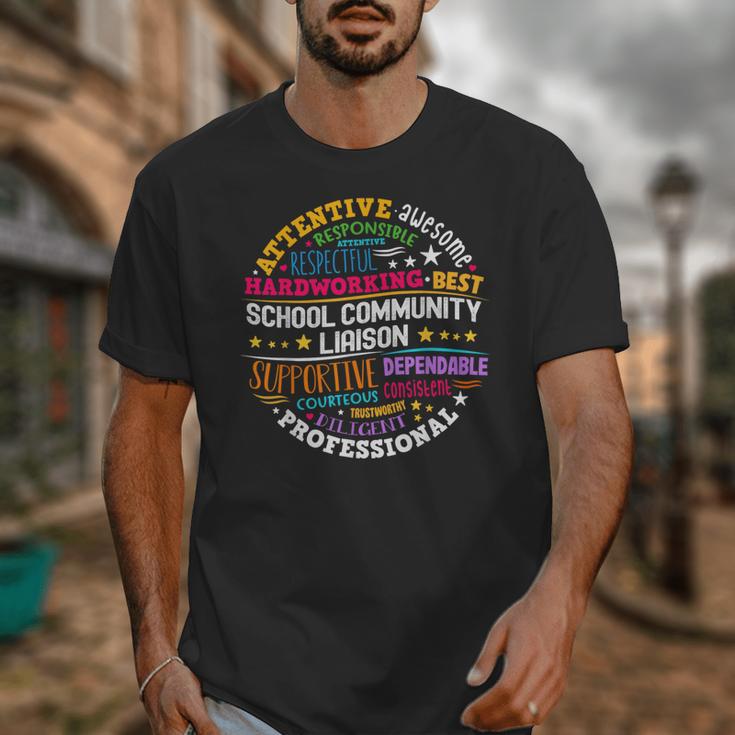 Groovy School Community Liaison Back To School Appreciation Unisex T-Shirt Groovy School Community Liaison Back To School Appreciation Unisex T-Shirt