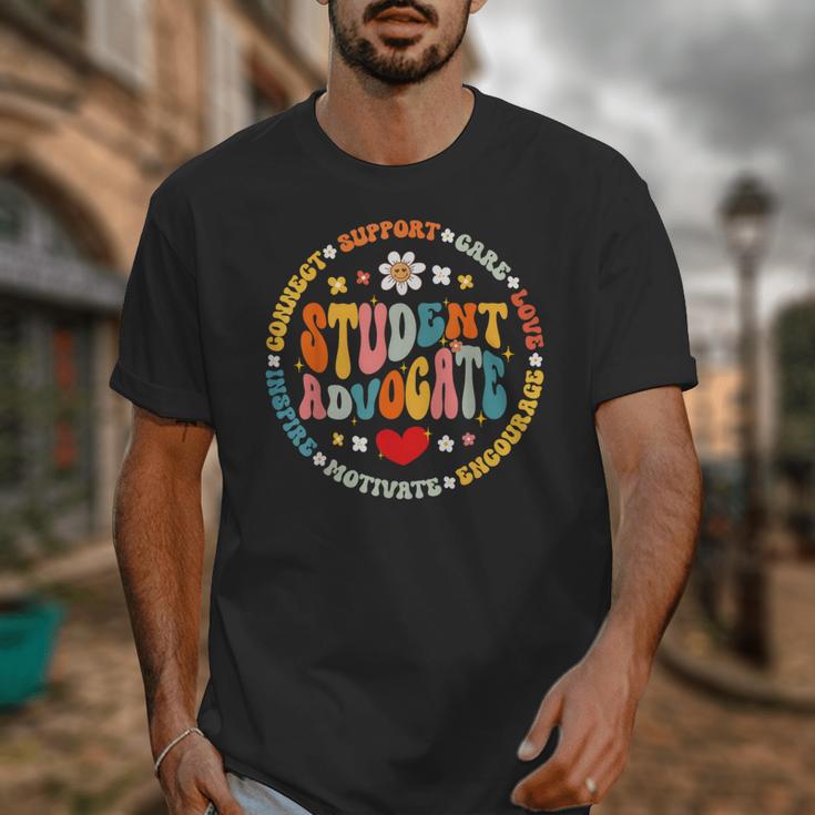 Groovy Student Advocate Appreciation Back To School Unisex T-Shirt Groovy Student Advocate Appreciation Back To School Unisex T-Shirt