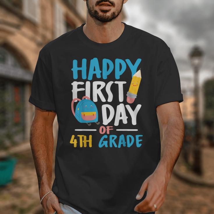 Happy First Day Of 4th Grade Student Back To School Unisex T-Shirt