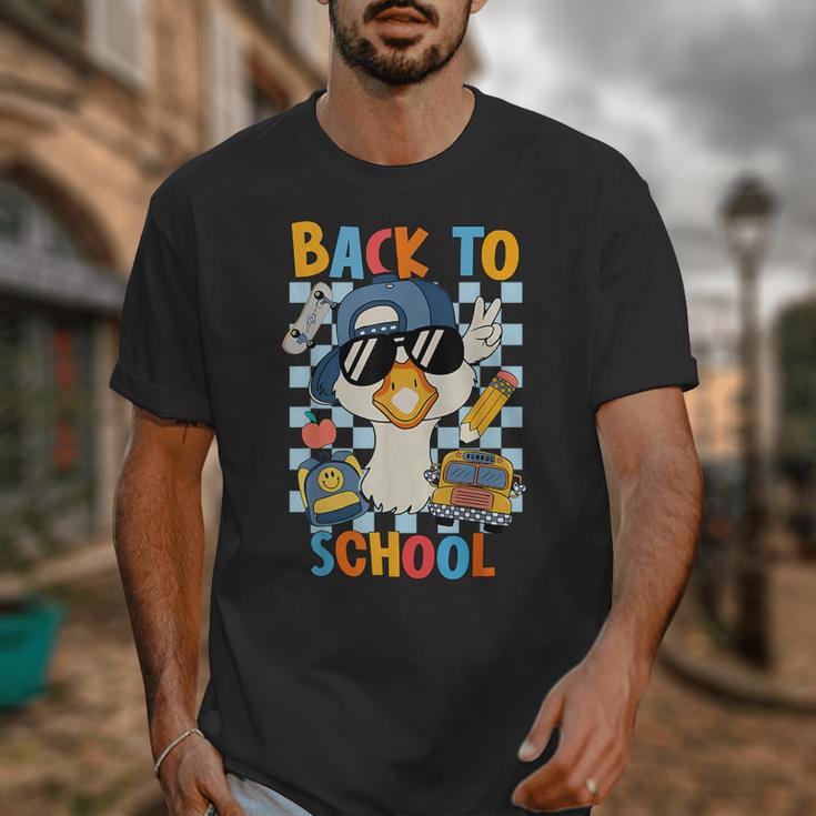 Happy First Day Of School Back To School Goose Boys Kids Unisex T-Shirt Happy First Day Of School Back To School Goose Boys Kids Unisex T-Shirt