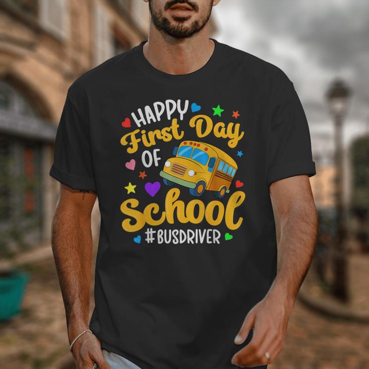 Happy First Day Of School Bus Driver Back To School Unisex T-Shirt