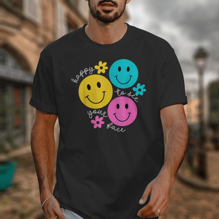 Happy To See Your Face Back To School First Day Of School Unisex T-Shirt