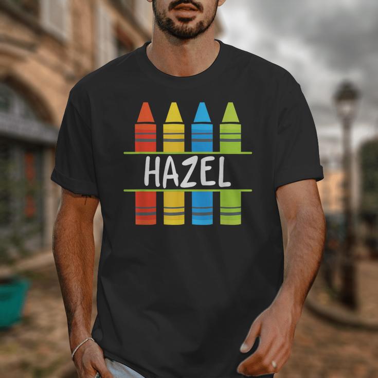 Hazel Crayon Back To School Kids Unisex T-Shirt Hazel Crayon Back To School Kids Unisex T-Shirt