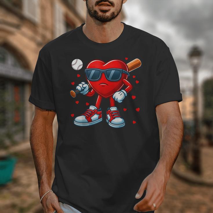 Heart Love Baseball Valentine Outfit Men Boy Unisex T-Shirt Heart Love Baseball Valentine Outfit Men Boy Unisex T-Shirt