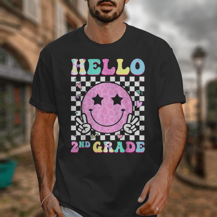 Hello 2nd Grade Groovy Back To School Second Grade Girls Kid Unisex T-Shirt Hello 2nd Grade Groovy Back To School Second Grade Girls Kid Unisex T-Shirt