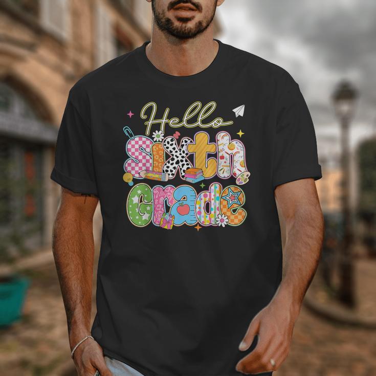 Hello 6th Grade First Day Of School Back To School Boy Girls Unisex T-Shirt Hello 6th Grade First Day Of School Back To School Boy Girls Unisex T-Shirt