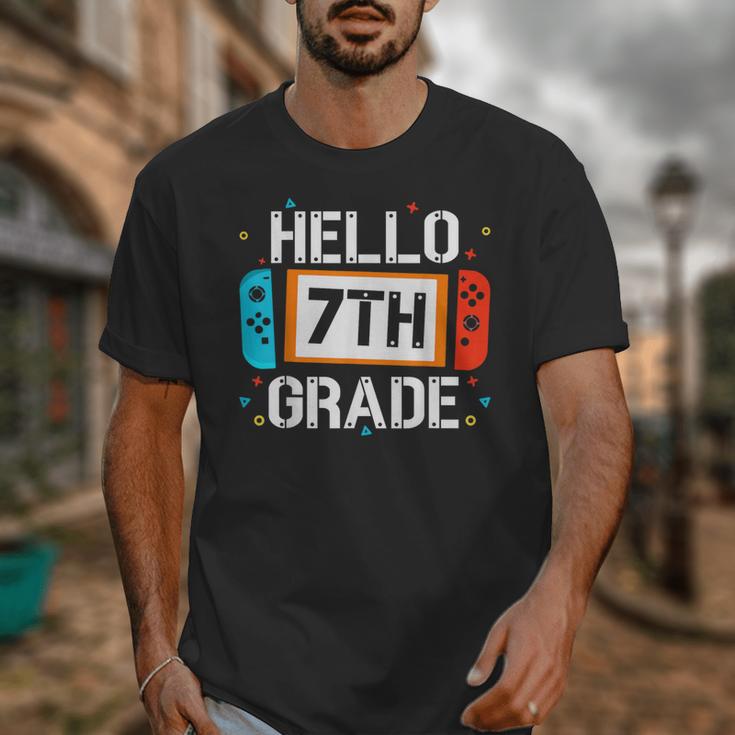 Hello 7th Grade Back To School Video Game Seventh Grade Boys Unisex T-Shirt Hello 7th Grade Back To School Video Game Seventh Grade Boys Unisex T-Shirt