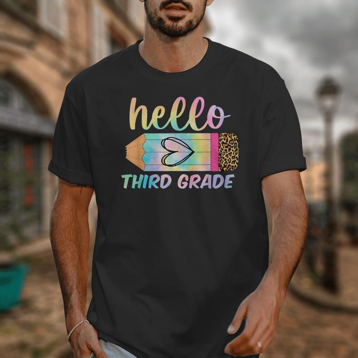Hello Third Grade Back To School Pencil Tie Dye 3rd Grade Unisex T-Shirt Hello Third Grade Back To School Pencil Tie Dye 3rd Grade Unisex T-Shirt