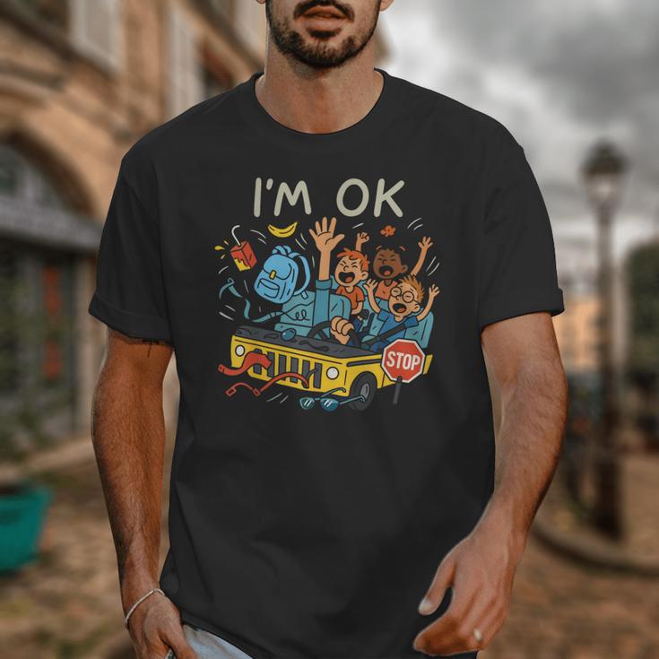 Humorous Graphic Art For School Bus Driver Back To School Unisex T-Shirt