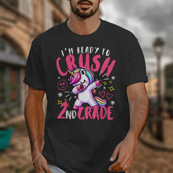 I'm Ready To Crush 2nd Grade Dabbing Unicorn Back To School Unisex T-Shirt I'm Ready To Crush 2nd Grade Dabbing Unicorn Back To School Unisex T-Shirt