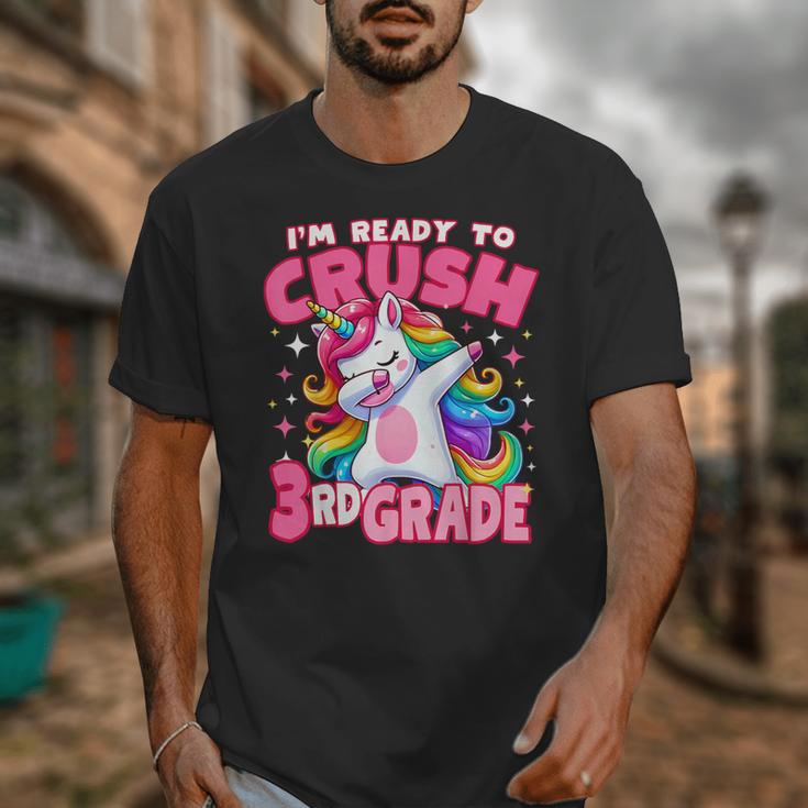 I'm Ready To Crush 3rd Grade Dabbing Unicorn Back To School Unisex T-Shirt I'm Ready To Crush 3rd Grade Dabbing Unicorn Back To School Unisex T-Shirt