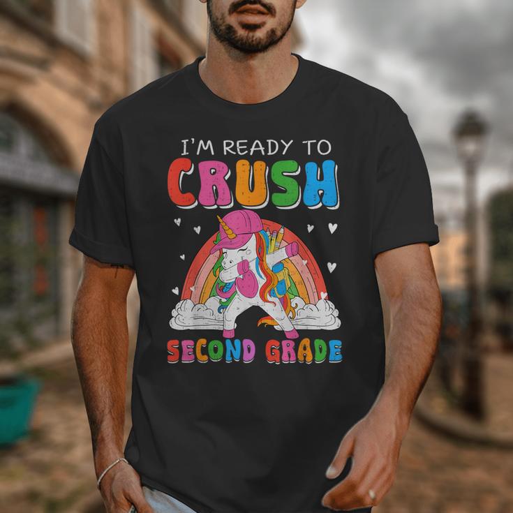 I'm Ready To Crush Second Grade Unicorn Back To School Girls Unisex T-Shirt I'm Ready To Crush Second Grade Unicorn Back To School Girls Unisex T-Shirt