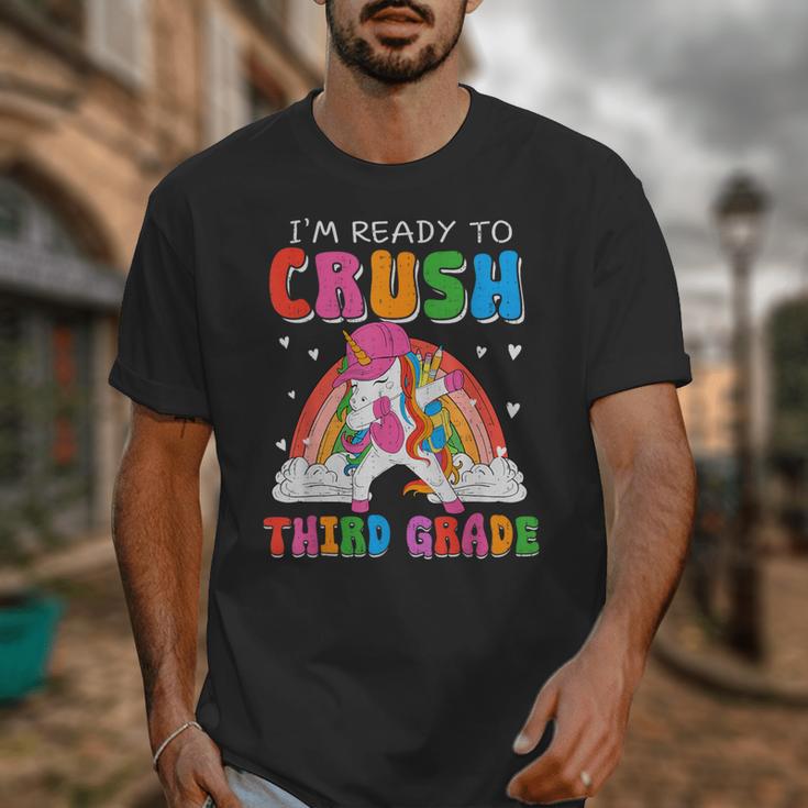I'm Ready To Crush Third Grade Unicorn Back To School Girls Unisex T-Shirt