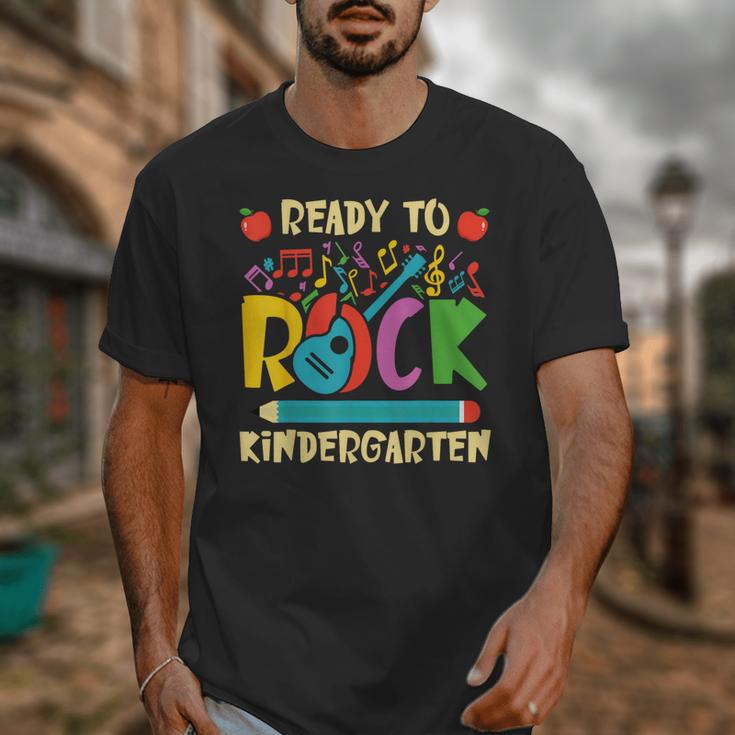 I'm Ready To Rock Kindergarten Guitar Back To School Boys Unisex T-Shirt