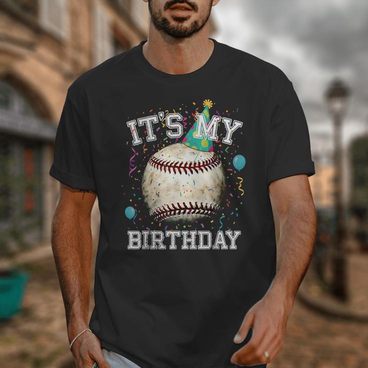 Its My Birthday Vintage Baseball Celebration For Men Kids Unisex T-Shirt Its My Birthday Vintage Baseball Celebration For Men Kids Unisex T-Shirt