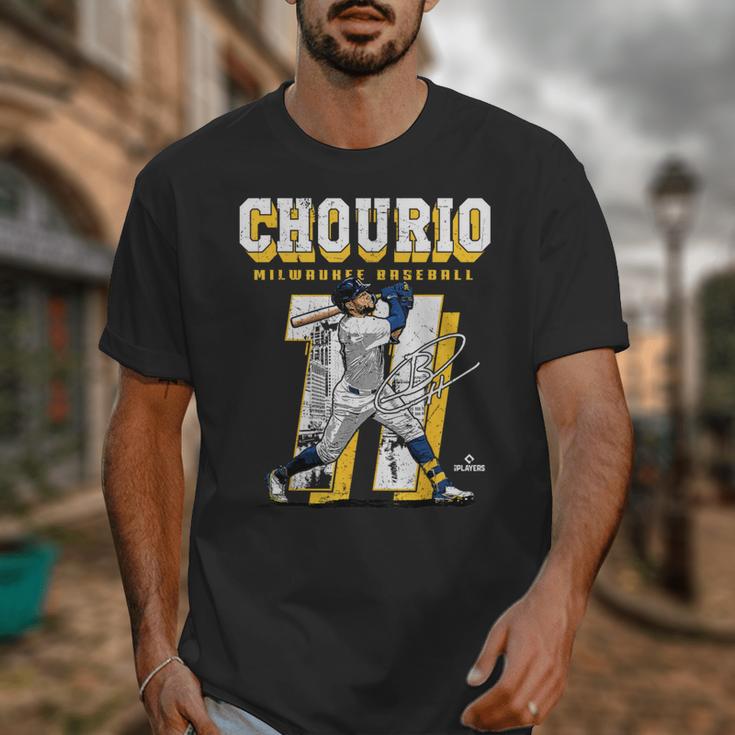 Jackson Chourio Milwaukee MLB Baseball Player MLBJCH201M Unisex T-Shirt