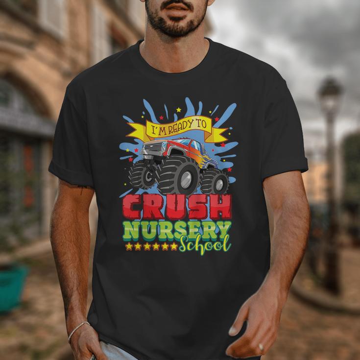 Kids Back To School Monster Truck Nursery Ready Crush First Day Unisex T-Shirt Kids Back To School Monster Truck Nursery Ready Crush First Day Unisex T-Shirt