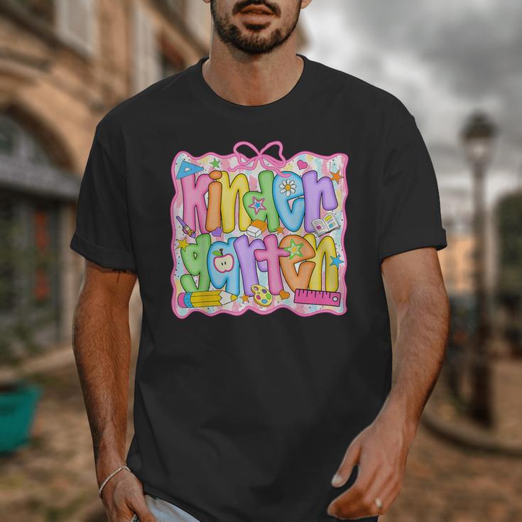 Kindergarten Coquette Bow Back To School Kinder Girl Kids Unisex T-Shirt Kindergarten Coquette Bow Back To School Kinder Girl Kids Unisex T-Shirt