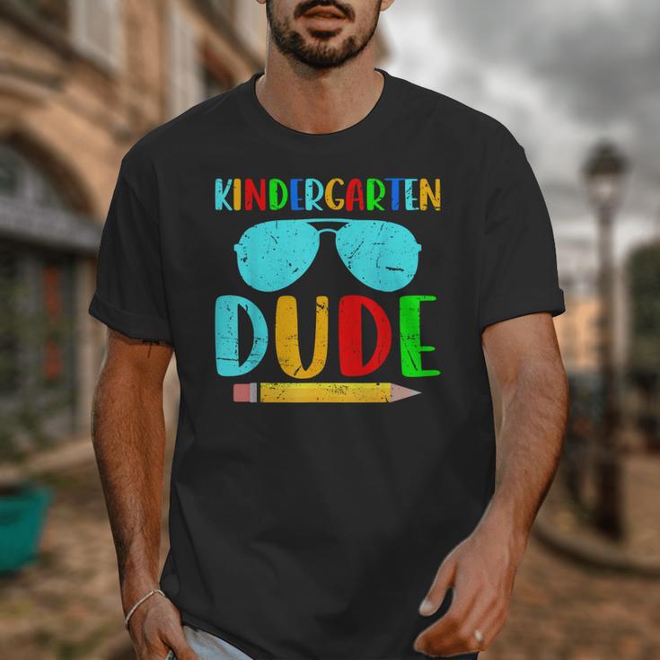 Kindergarten Dude First Day Back To School Kids Boys Unisex T-Shirt Kindergarten Dude First Day Back To School Kids Boys Unisex T-Shirt