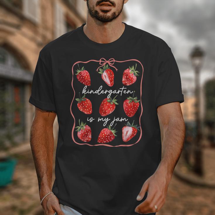 Kindergarten Is My Jam Strawberry Back To School Girls Boys Unisex T-Shirt