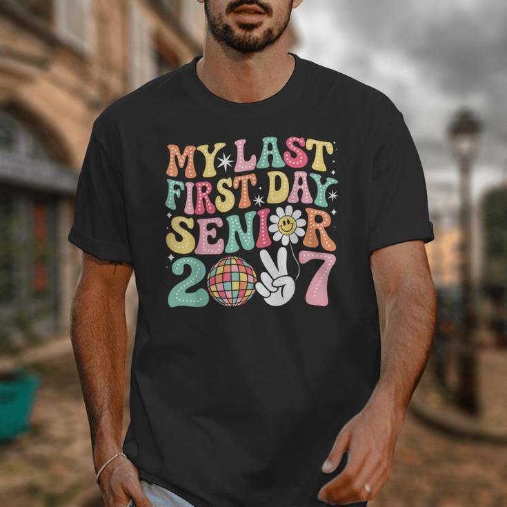 My Last First Day Senior 2027 Back To School Class Of 2027 Unisex T-Shirt My Last First Day Senior 2027 Back To School Class Of 2027 Unisex T-Shirt