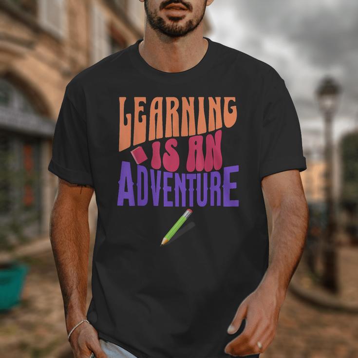 Learning Back To School Is a Motivational Unisex T-Shirt Learning Back To School Is a Motivational Unisex T-Shirt