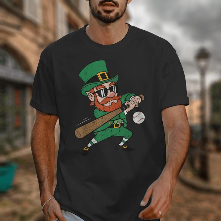 Leprechaun Baseball St Patricks Day Saint Pattys Men Boys Unisex T-Shirt Leprechaun Baseball St Patricks Day Saint Pattys Men Boys Unisex T-Shirt