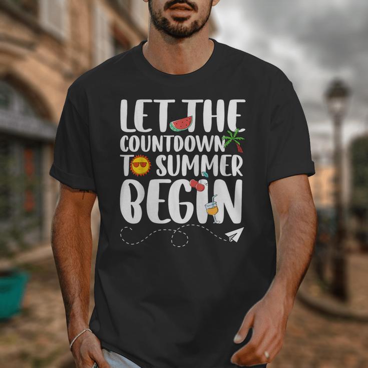Let The Countdown To Summer Begin Back To School Unisex T-Shirt Let The Countdown To Summer Begin Back To School Unisex T-Shirt