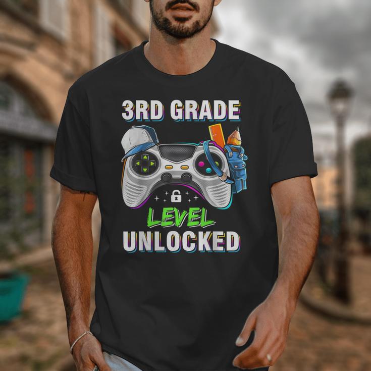 Level 3rd Grade Unlocked Back To School First Day Boys Kids Unisex T-Shirt Level 3rd Grade Unlocked Back To School First Day Boys Kids Unisex T-Shirt